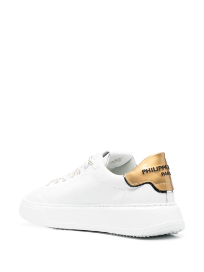 Philippe Model Temple Low-top Sneakers In White