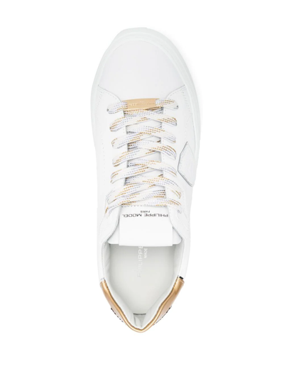 Philippe Model Temple Low-top Sneakers In White