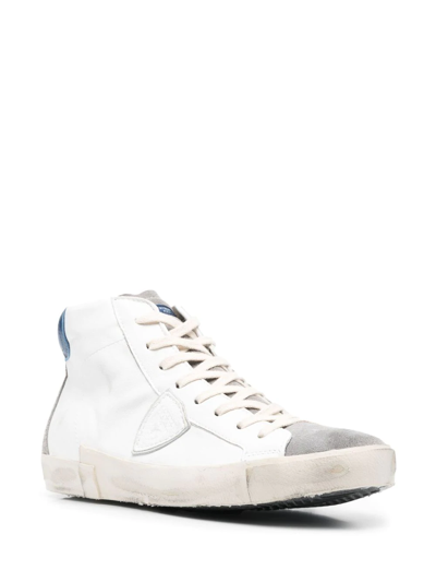 Shop Philippe Model Paris Prsx High-top Sneakers In White