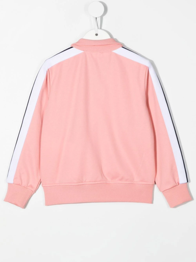 Shop Palm Angels Logo-print Track Jacket In Pink