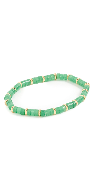 Shop Alexa Leigh Serenity Bracelet In Green