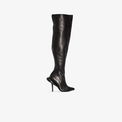 Shop Tabitha Ringwood Black Cushy 110 Over-the-knee Leather Boots