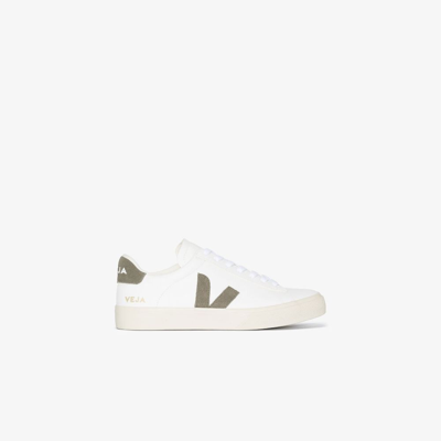 Shop Veja Campo Leather Low-top Sneakers - Women's - Leather/rubber/fabric In White
