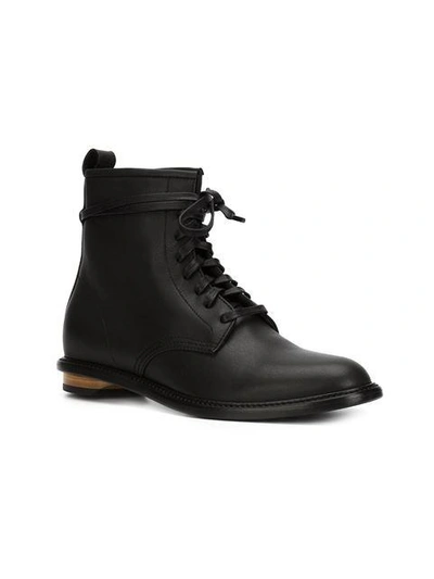 Shop Valas Combat Boots In Black