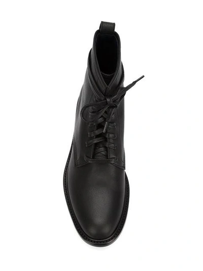 Shop Valas Combat Boots In Black