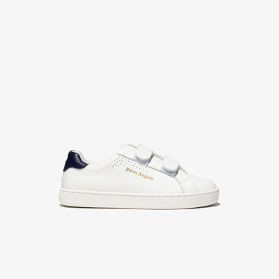 Palm Angels Palm One Strap Leather Sneakers In White
