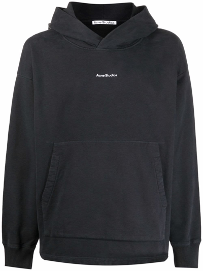 Shop Acne Studios Logo Print Sweatshirts In Black