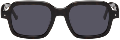 Shop Grey Ant Tortoiseshell Sext Sunglasses In Tortoise/grey