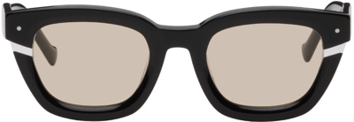 Shop Grey Ant Black Bowtie Sunglasses In Black/tan