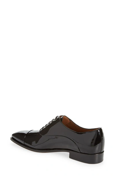 Shop Mezlan Formal Cap Toe Oxford In Black