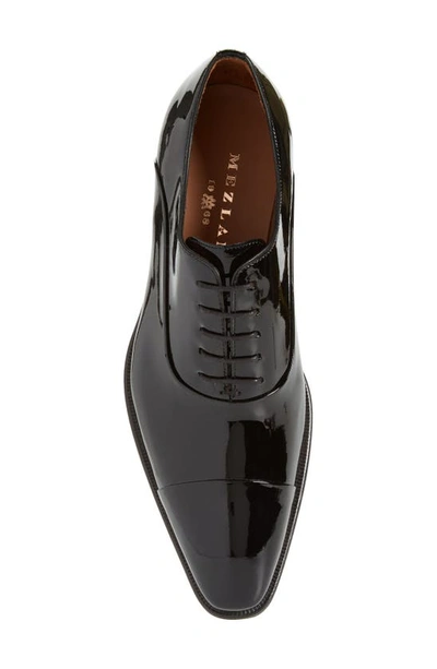 Shop Mezlan Formal Cap Toe Oxford In Black