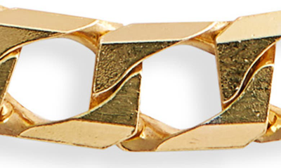 Argento Vivo Open Curb Link Bracelet In Gold-plate Over Sterling Silver In Gold