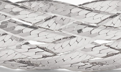 Shop Argento Vivo Lace Knot Adjustable Bracelet In Silver