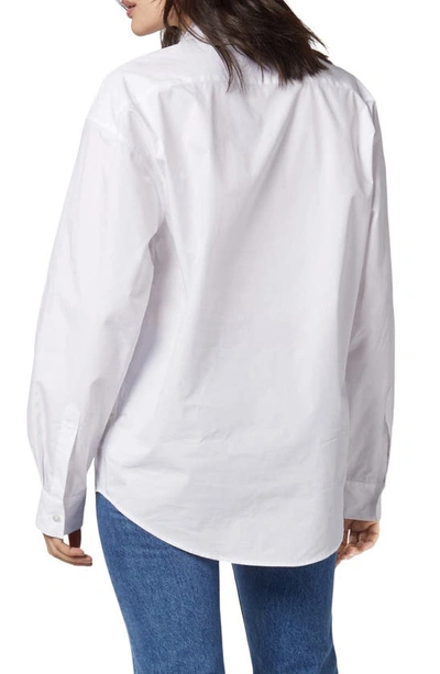 Shop Equipment Long Sleeve Cotton Blouse In Bright White