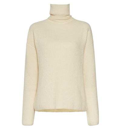 Lapointe Cashmere Silk Turtleneck In Cream