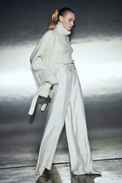 Lapointe Cashmere Silk Turtleneck In Cream