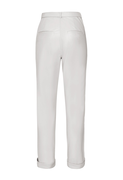 Lapointe Faux Leather Trouser In White