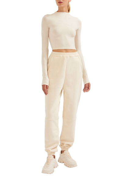 Lapointe Modal Jersey Dolman Tee In Cream