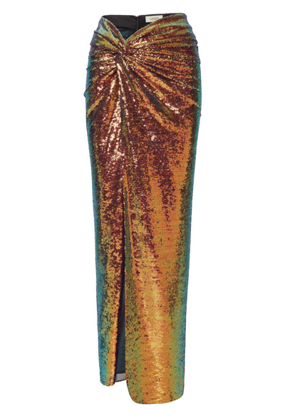 Shop Lapointe Sequin Sarong In Multi Iridescent