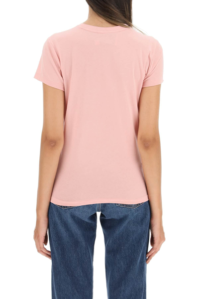 Shop Polo Ralph Lauren T-shirt With Pony Embroidery In Pink