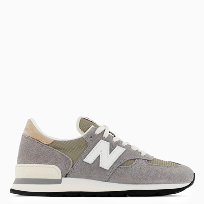 Shop New Balance Grey 990v1 Teddy Santis Sneakers