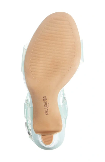 Karl Lagerfeld Cieone Sandal In Mint