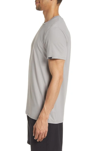 Shop Barbell Apparel Havok Stretch Crewneck T-shirt In Gray