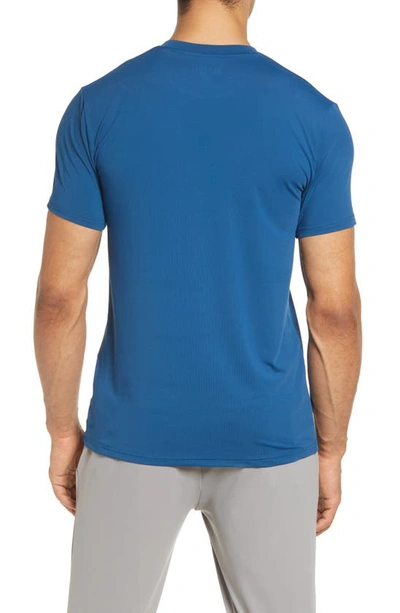 Shop Barbell Apparel Havok Stretch Crewneck T-shirt In Cobalt