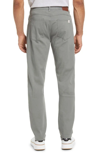 Shop Barbell Apparel Athletic Stretch Cotton Blend Chino Pants In Ash