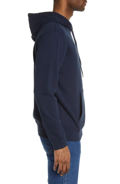 Shop A.p.c. Marvin Organic Cotton Hoodie In Marine