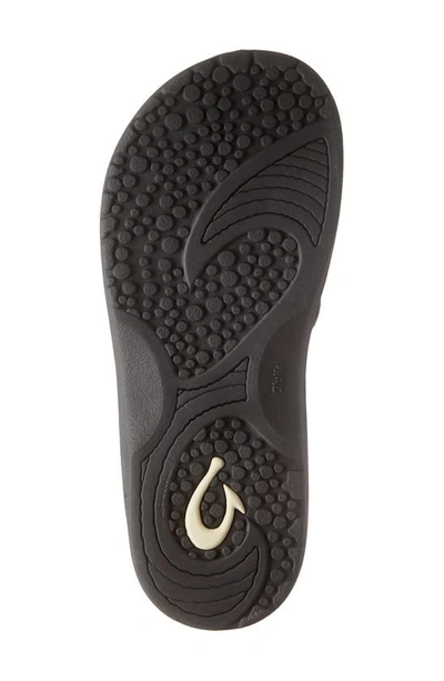 Shop Olukai Hokua Flip Flop In Banyan/ Banyan