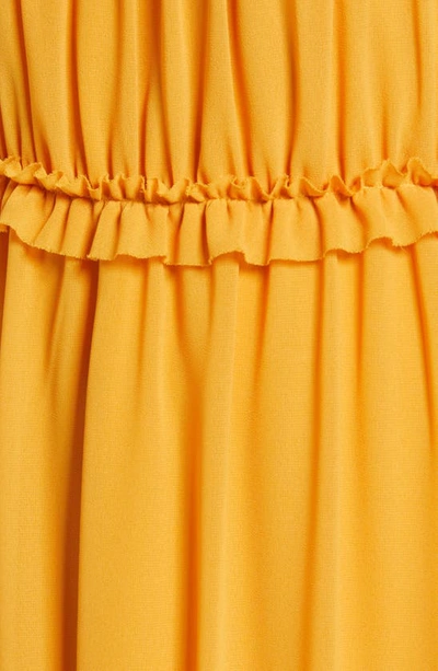 Amy Lynn High Neck Maxi Dress In Orange