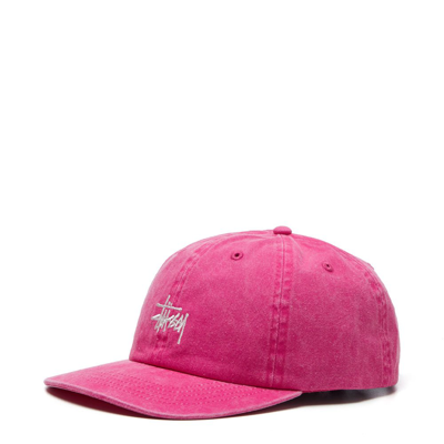 Stussy Washed Stock Low Pro Cap In Fuxia | ModeSens