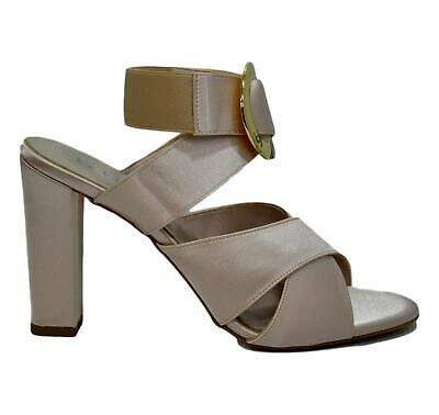 Pre-owned Byblos Sandale Elegante Frau Mod. Sandals Round Zubehör 2wa0042 Nackt