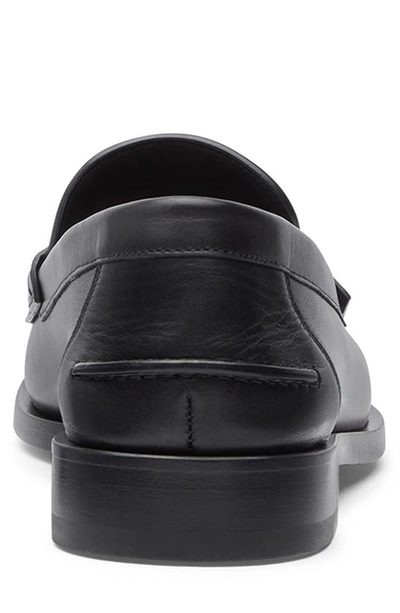 Shop Fendi O'lock Ff Jacquard Vamp Loafer In Black/ Brown
