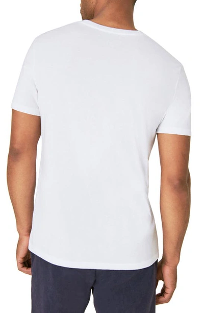 Lucky Brand Venice Burnout Crewneck T-shirt In Bright White