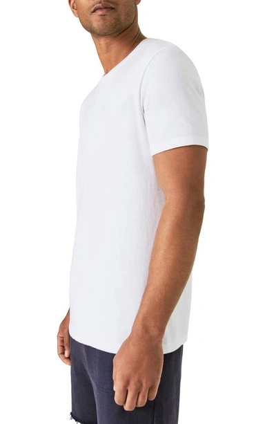 Lucky Brand Venice Burnout Crewneck T-shirt In Bright White