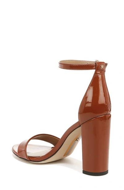 Shop Sam Edelman Yaro Ankle Strap Sandal In Warm Copper