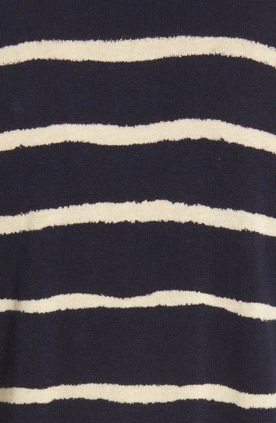 Shop Ted Baker Cromer Painted Stripe Polo In Navy