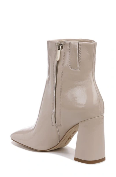 Sam Edelman Codie Womens Padded Insole Square Toe Booties In Chai Latte