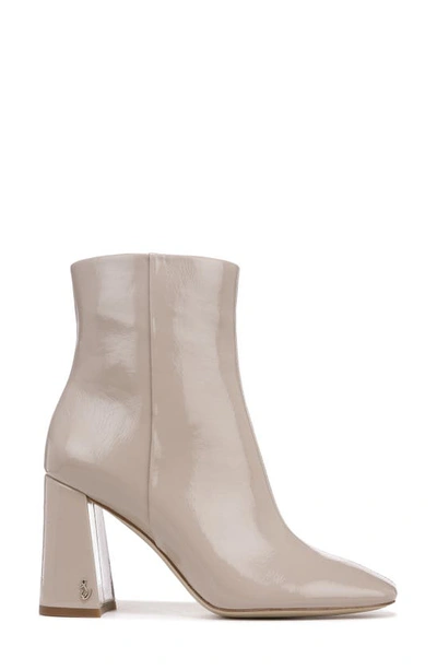 Sam Edelman Codie Womens Padded Insole Square Toe Booties In Chai Latte