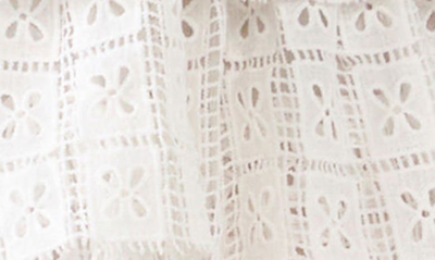 Endless Rose Pocket Lace Tiered Mini Skirt In White