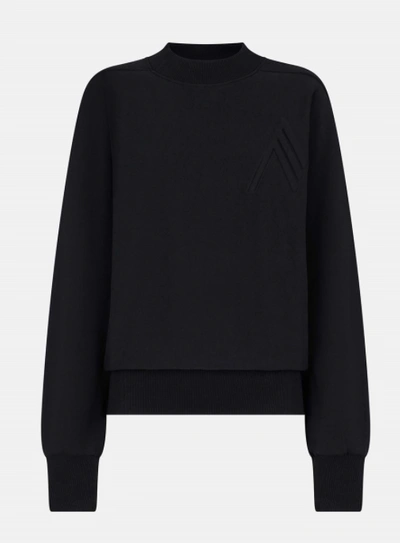 Shop Attico The  Sweatshirt In Black