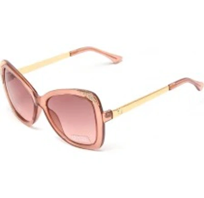 Shop Guess Bordeaux Gradient Butterfly Ladies Sunglasses Gf6055 45t 57