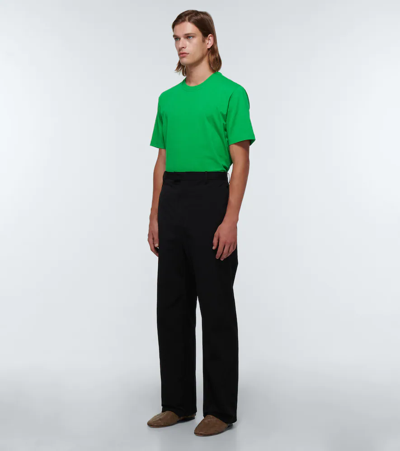 Shop Bottega Veneta Cotton Jersey T-shirt In Parakeet