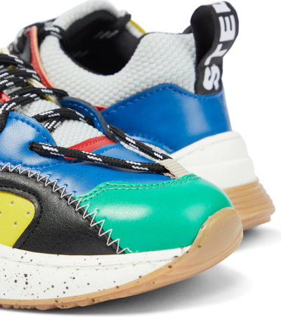 Stella Mccartney Colorblocked Sneakers In Multicolor