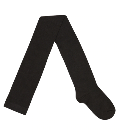 Versace Logo Jacquard Socks In Nero+bianco