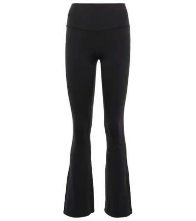 Shop Alo Yoga Airbrush High-rise Bootcut Pants In Black