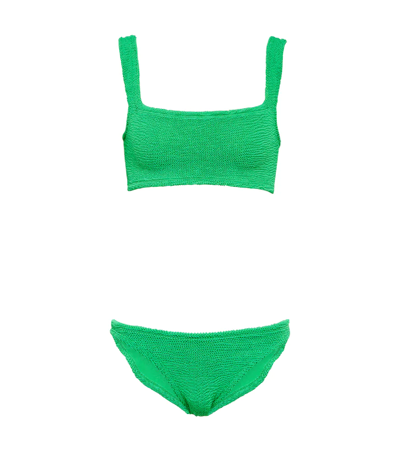 Shop Hunza G Xandra Bikini In Emerald