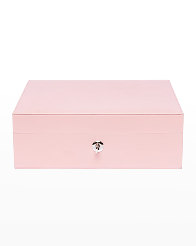 Shop Rapport Jessica Jewelry Box In Blush